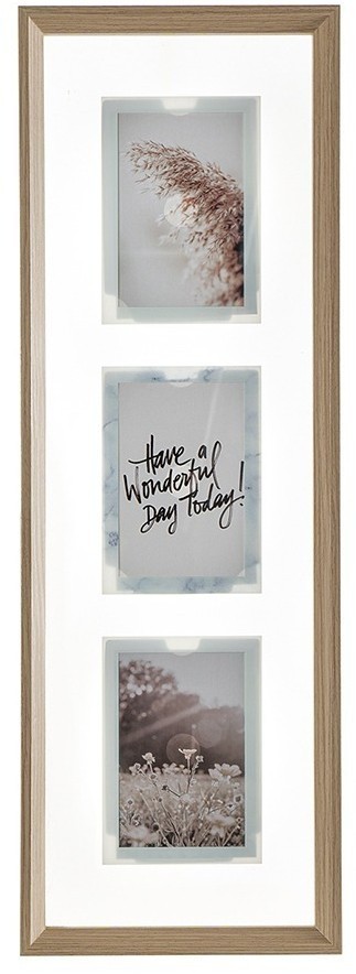 Рамка для фотографий pleasant moments, 22,5х67,5 см, натуральное дерево (76258)