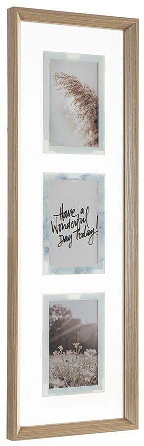 Рамка для фотографий pleasant moments, 22,5х67,5 см, натуральное дерево (76258)