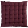Подушка на стул бордового цвета из коллекции wild, 40х40 см (65668)