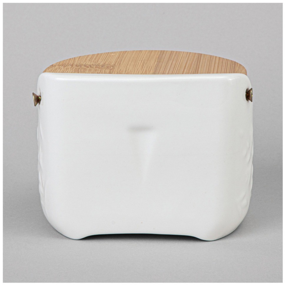 Банка lefard "flowers story" с дерев. крышкой 11,5*10,5*9 см 450 мл (474-264)