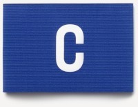 Повязка капитанская JOGEL DIVISION Armband, синий/белый (2117779)