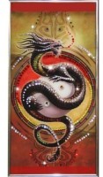 Картина Китайский Дракон с кристаллами Swarovski (1173)