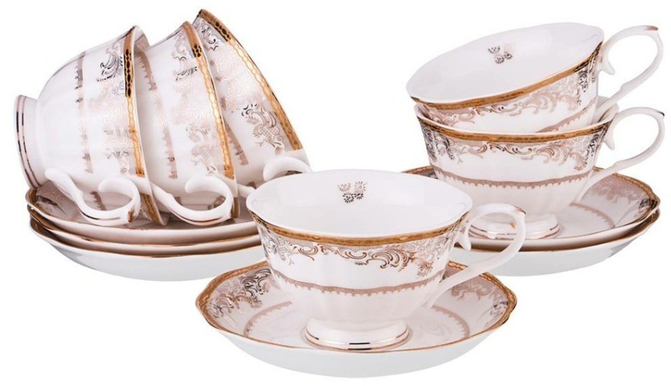 Чайный набор на 6 персон 12пр. 220 мл. Lefard (779-238)