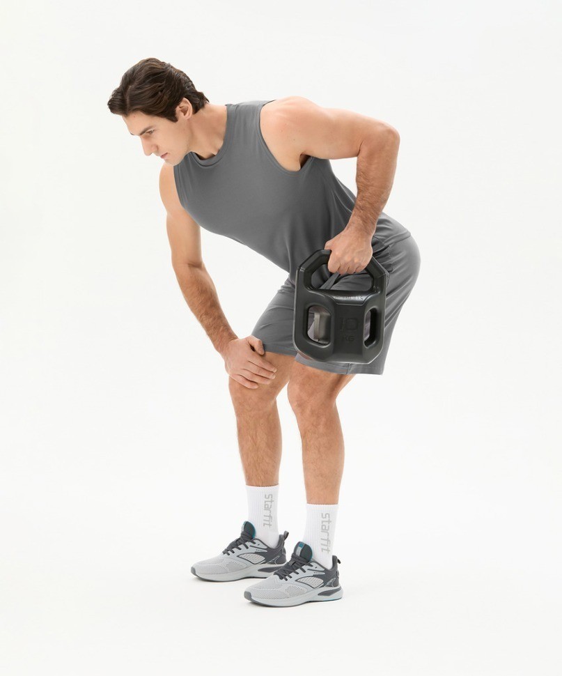 Гиря пластиковая STARFIT DB-505, 10 кг, черный (2113754)