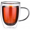 Кружка с двойными стенками "double-wall" 320 мл. диаметр=8 см. высота=11,5 см. Agness (250-133)