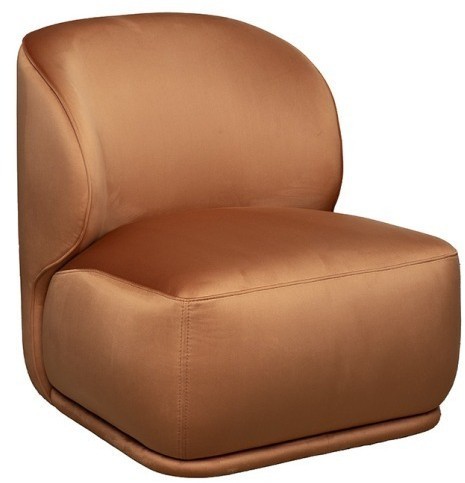 Кресло Capri Basic, велюр терракотовый Colt006-TER 80*90*82см (TT-00013733)