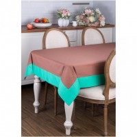 Скатерть &quot;nature&quot;,140х180см, 100% хлопок, кофейный, SANTALINO (850-603-93)