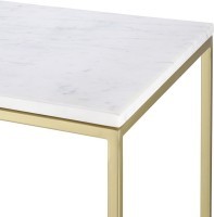 Набор из 2-х столиков mayen gold, белые/золотистые (76903)