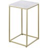 Набор из 2-х столиков mayen gold, белые/золотистые (76903)