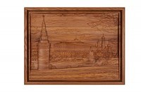 Настоящее &quot;Русское лото&quot; в резной шкатулке с боченками из мореного ясеня &quot;Кремль&quot; (29959)