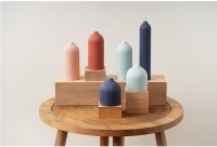 Свеча декоративная мятного цвета из коллекции edge, 25,5 см (73481)