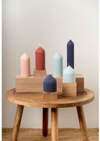 Свеча декоративная мятного цвета из коллекции edge, 25,5 см (73481)