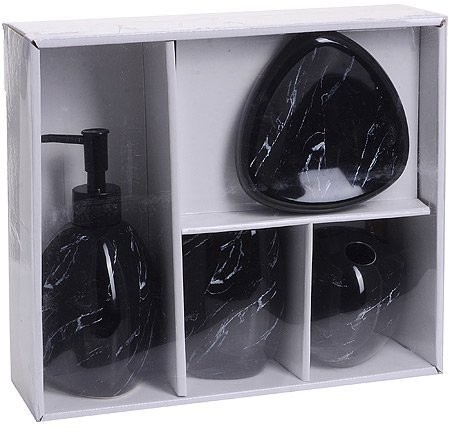 Набор для ванной комнаты 4пр керам (30619)