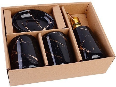 Набор для ванной комнаты 4пр керам (30619)