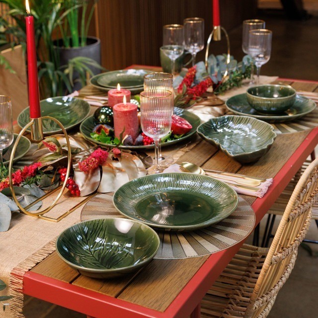 Набор из 4 глубоких тарелок Mikasa Jardin GREEN, 20 см MKJDPASTAPK4