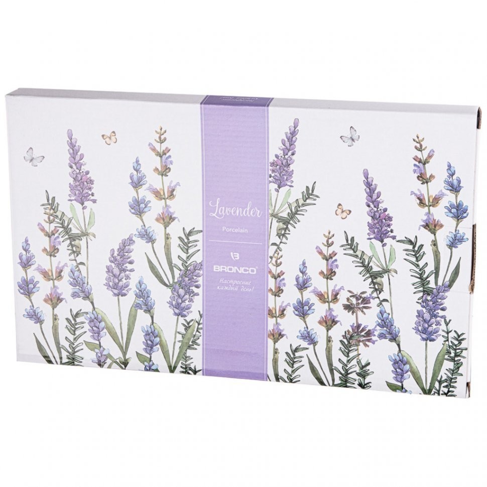 Блюдо овальное bronco "лаванда" 36*21,5 см Bronco (189-251)