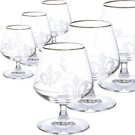 Набор 6 бокалов для бренди "Королевская лилия",410 мл " (EL76-1812)