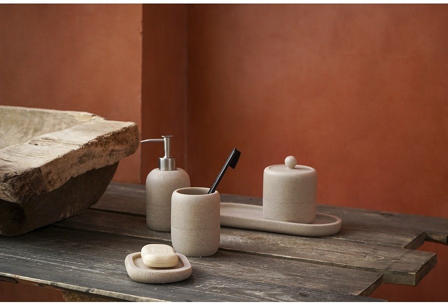 Подставка для ванных принадлежностей loup, бежевая (75853)