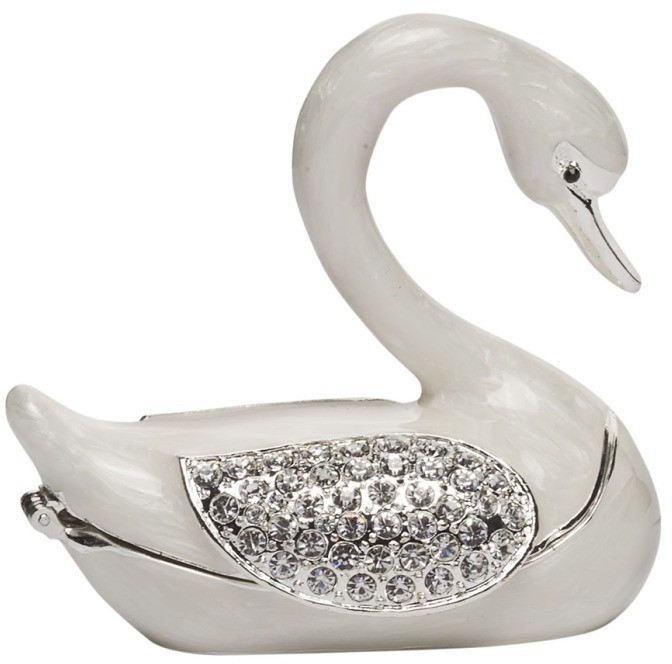 Шкатулка "Лебедь" 8х4,5х7 (00001903)