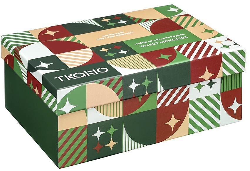 Набор из четырех кружек sweet memories из коллекции new year essential, 350 мл (78250)