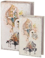 Набор шкатулок-книжек из 2-х шт 27х18х7/21х13х5 см Lefard (94-219)