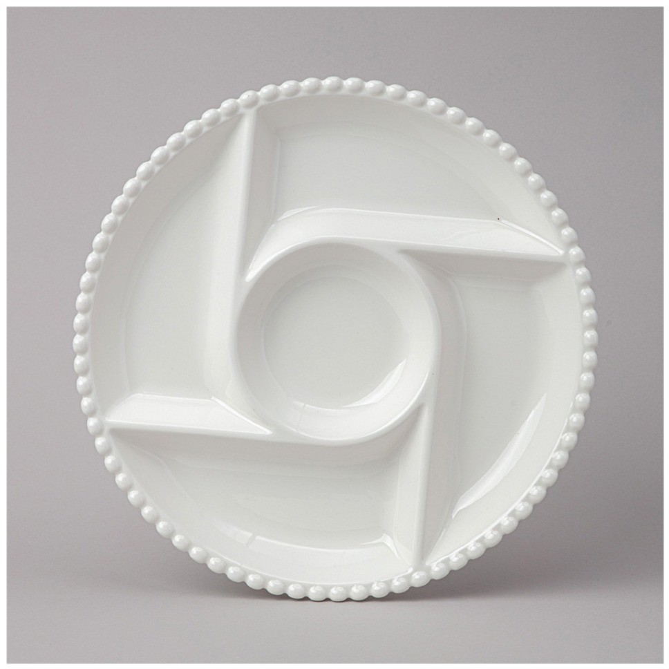 Менажница lefard "pearl" 6 секций круглая 26,5*3 см (761-096)