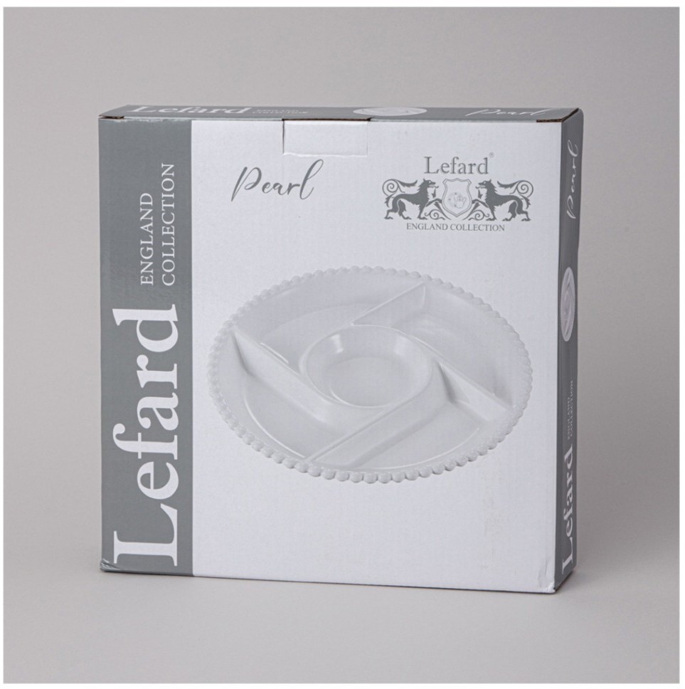 Менажница lefard "pearl" 6 секций круглая 26,5*3 см (761-096)