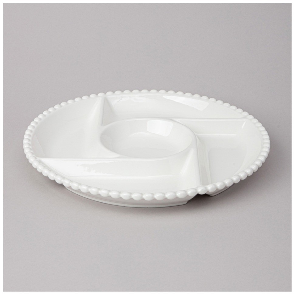 Менажница lefard "pearl" 6 секций круглая 26,5*3 см (761-096)