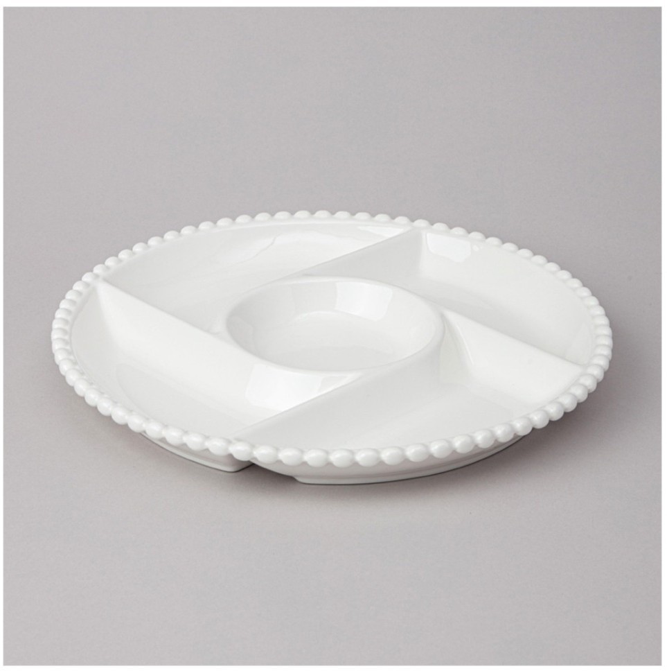 Менажница lefard "pearl" 6 секций круглая 26,5*3 см (761-096)