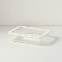 Контейнер для запекания и хранения с вакуумным эффектом vacuum glass, 700 мл, молочный (78844)