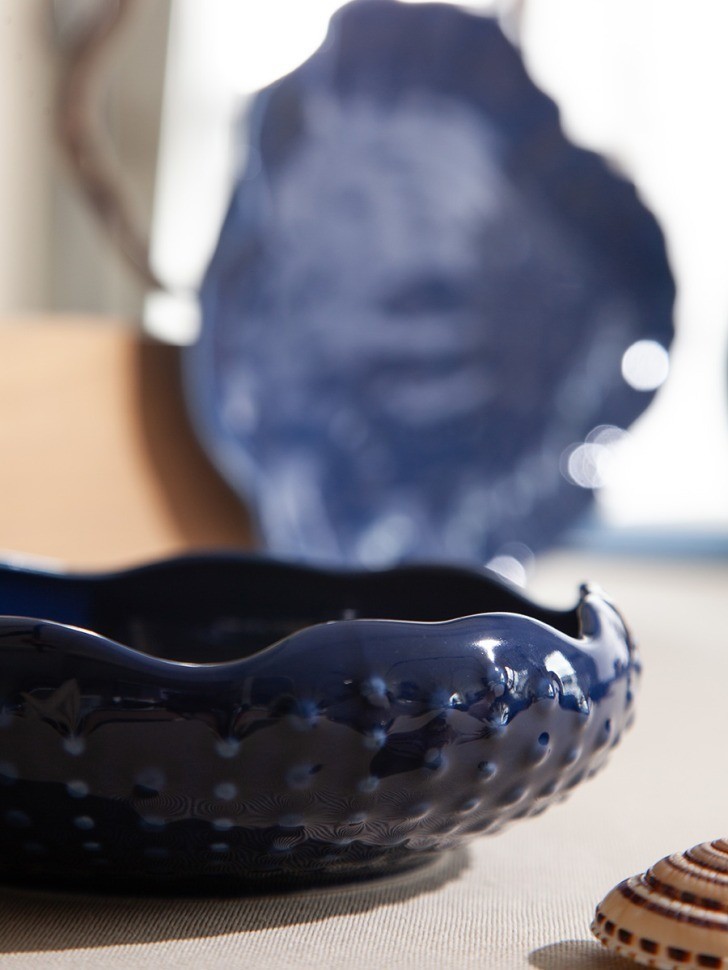 Набор из 2 сервировочных тарелок corals синего цвета из коллекции sea treasures, 360 мл (78791)