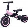 Детский беговел-велосипед 6в1 с родительской ручкой, розовый с рисунком (TR008-PINK-PAINT)
