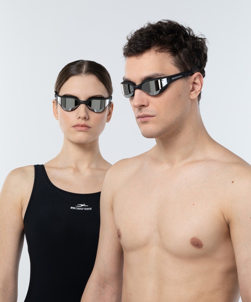 Очки для плавания 25DEGREES Orca Black Mirror (2109222)