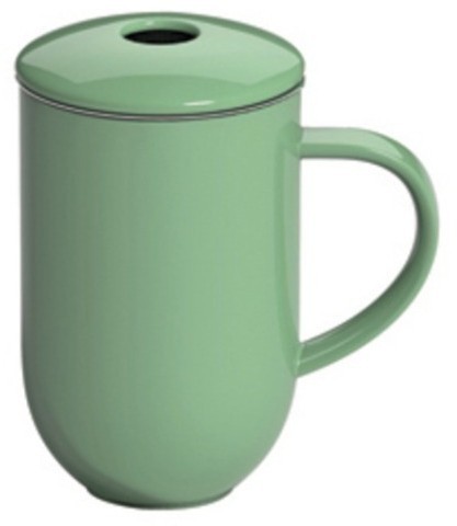 Кружка с ситечком C097-20AMT, фарфор, Mint, LOVERAMICS