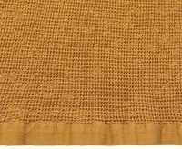 Полотенце для лица из умягченной вафли цвета охры из коллекции essential, 30x30 см (79183)