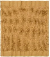 Полотенце для лица из умягченной вафли цвета охры из коллекции essential, 30x30 см (79183)