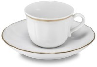 Чайная пара LANT007BI154020/LANT007BI155150СНЯТО, фарфор, white, gold, LE COQ