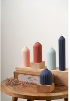 Свеча декоративная терракотового цвета из коллекции edge, 25,5 см (73487)