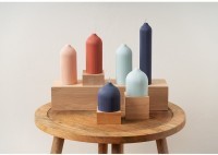 Свеча декоративная терракотового цвета из коллекции edge, 25,5 см (73487)