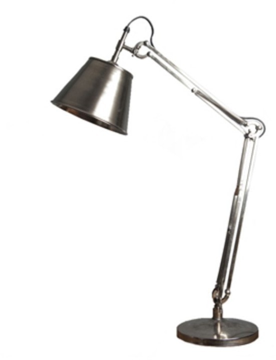 Лампа настольная 45-580-86, металл, chrom, ROOMERS FURNITURE