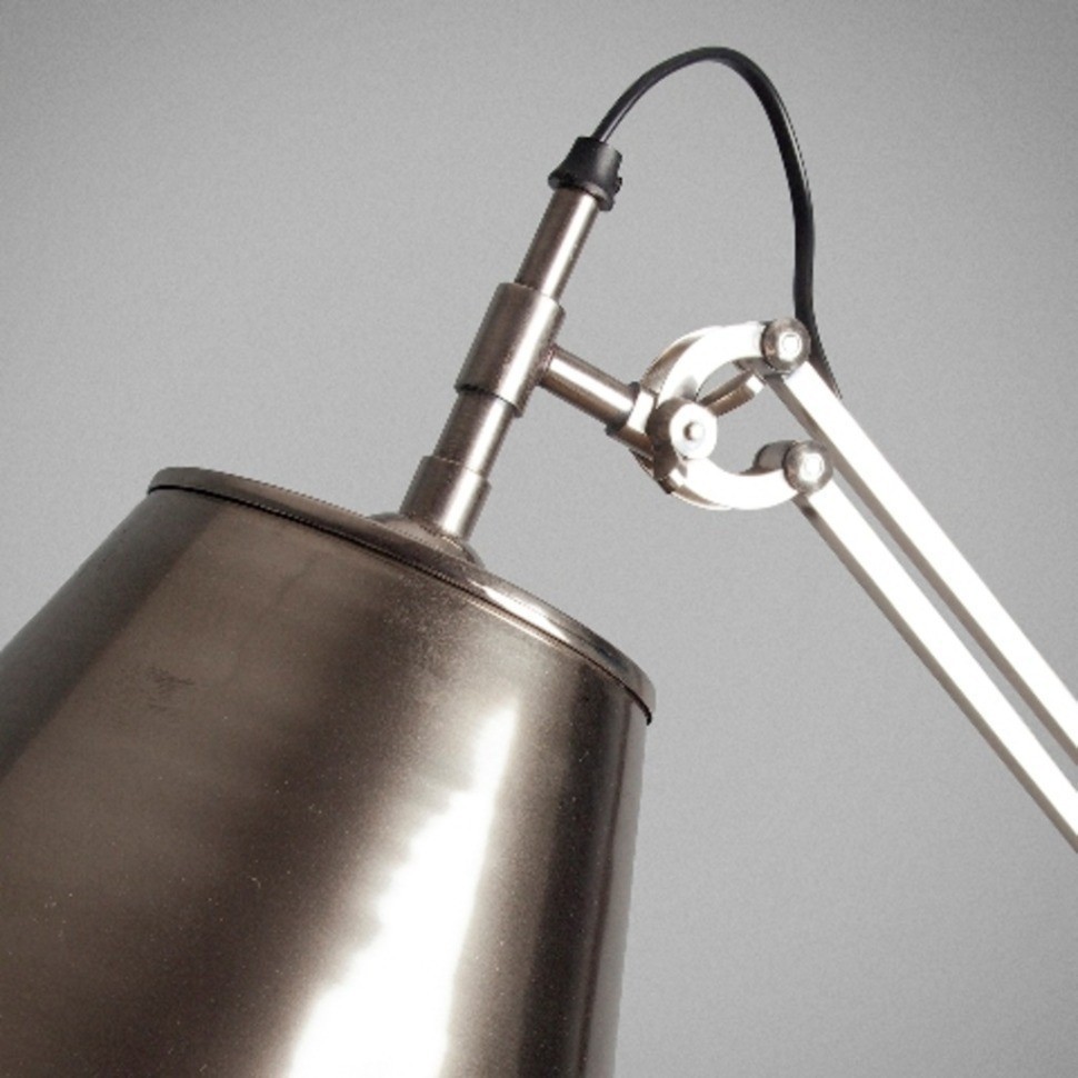 Лампа настольная 45-580-86, металл, chrom, ROOMERS FURNITURE