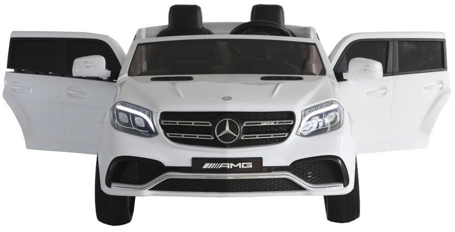 Электромобиль Mercedes Benz GLS63 (белый, 4WD, 12V) - HL228