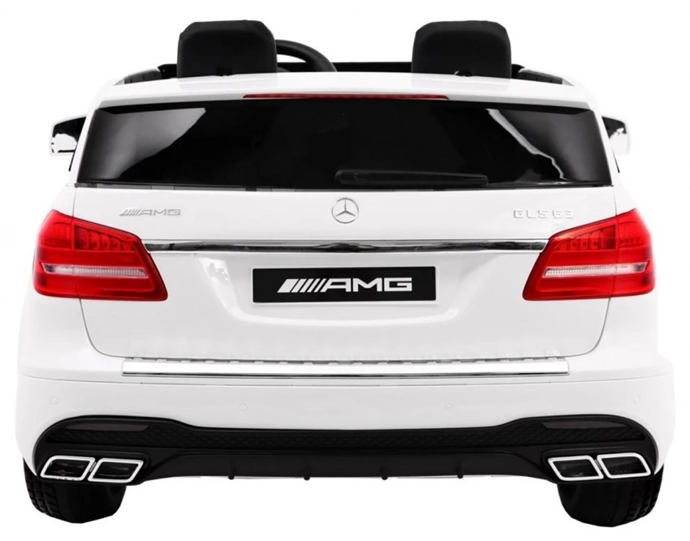 Электромобиль Mercedes Benz GLS63 (белый, 4WD, 12V) - HL228