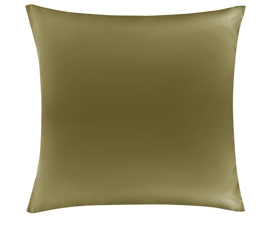 Набор наволочек из премиального сатина оливкового цвета из коллекции essential, 70х70 см (79829)
