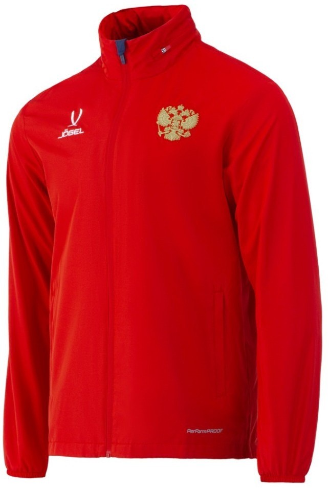 Куртка ветрозащитная JOGEL NATIONAL PerFormPROOF Rain Jacket, красный (2110450)