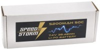Аккумулятор Speed Storm Li-Po 7.4V 50C 5200 mAh Hard Case разъем T-plug (Deans) (SS-2S5200-50-D)