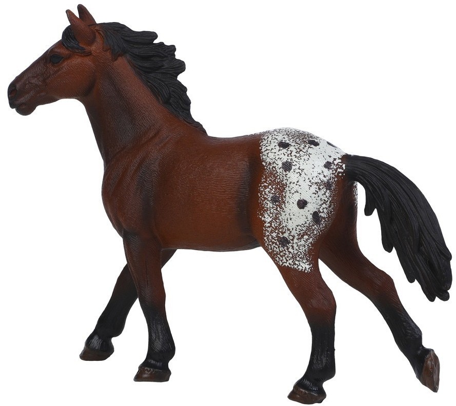 Фигурки животных серии "Мир лошадей": Лошадь, фермер, ограждение, щетка (набор из 5 предметов) (MM214-320)