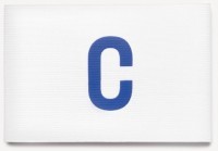 Повязка капитанская JOGEL DIVISION Armband, белый/синий (2117778)