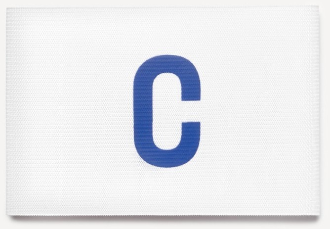 Повязка капитанская JOGEL DIVISION Armband, белый/синий (2117778)