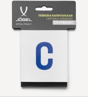 Повязка капитанская JOGEL DIVISION Armband, белый/синий (2117778)